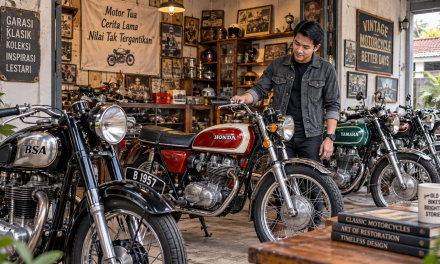 Koleksi Motor Tua Menjadi Hobi Yang Memiliki Nilai Seni