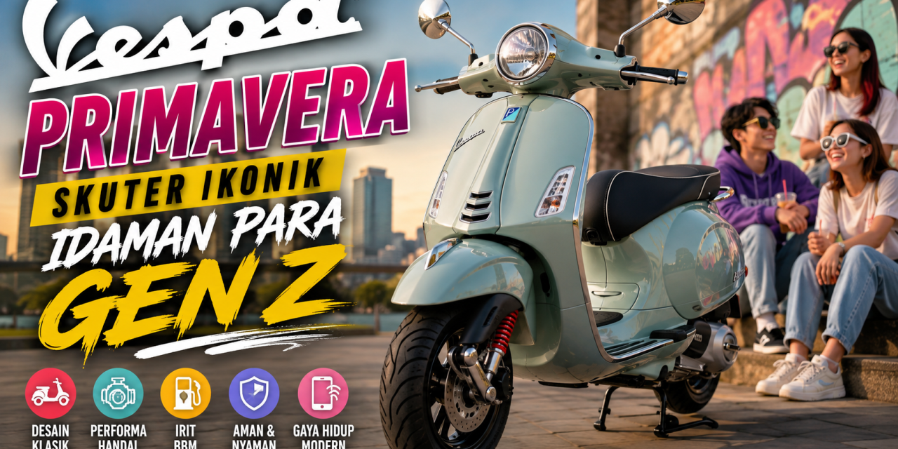 Vespa Primavera Skuter Ikonik Idaman Para Gen Z