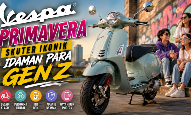 Vespa Primavera Skuter Ikonik Idaman Para Gen Z