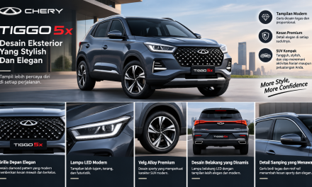 Chery Tiggo 5x Desain Eksterior Yang Stylish Dan Elegan