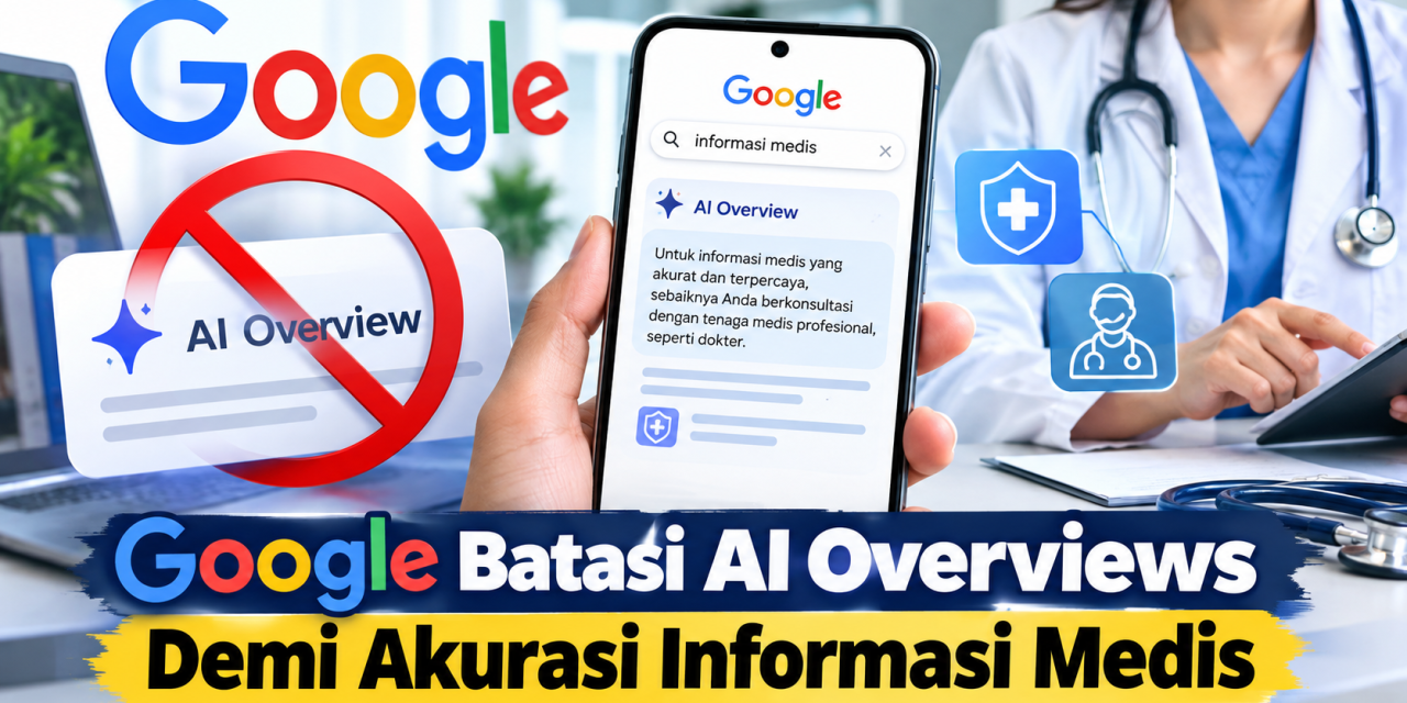 Google Batasi AI Overviews Demi Akurasi Informasi Medis