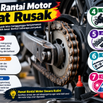 Alasan Rantai Motor Cepat Rusak Dan Bikin Tekor