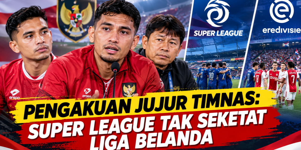 Pengakuan Jujur Timnas: Super League Tak Seketat Liga Belanda