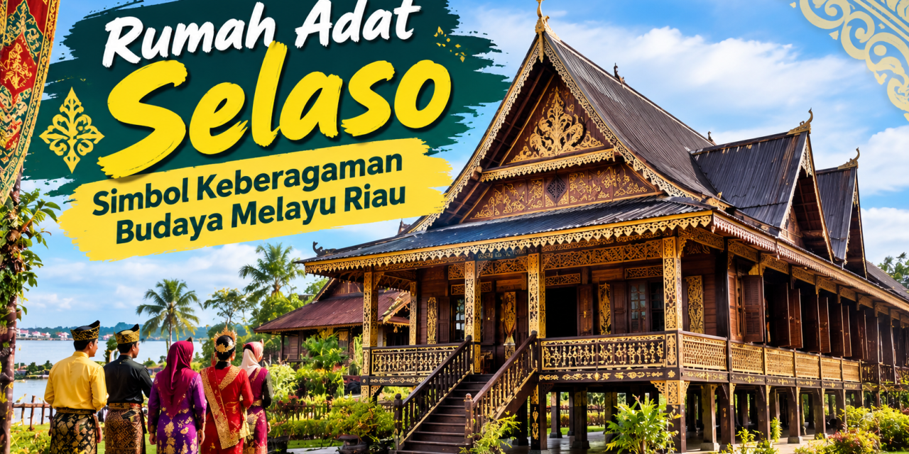 Rumah Adat Selaso Simbol Keberagaman Budaya Melayu Riau